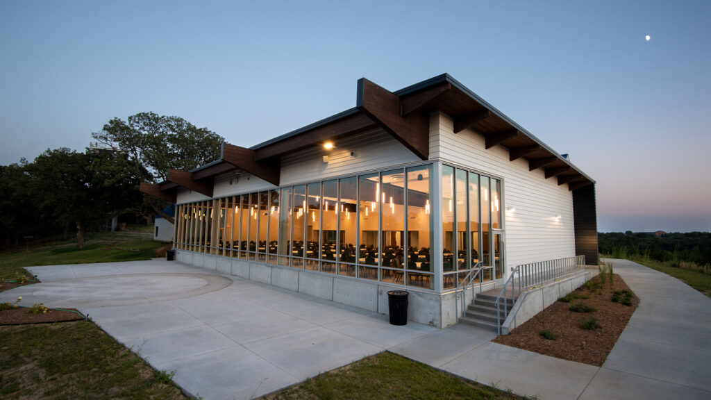 Crete Carrier Lodge at Mahoney State Park