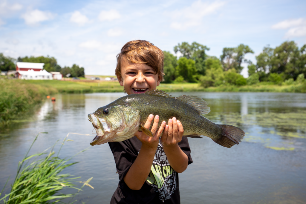 Nebraska Game and Parks Commission - Levi Kleffman won a Zebco fishing pole  and beginner Bass fishing kit.