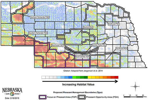 Pheasant heat map.