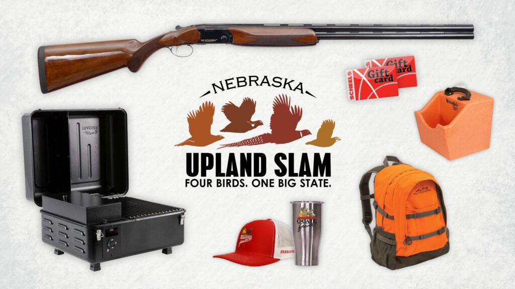 Graphic showing various prizes for the Upland Slam.