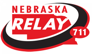 Logo for Nebraska Relay 711 Service for the hearing impaired