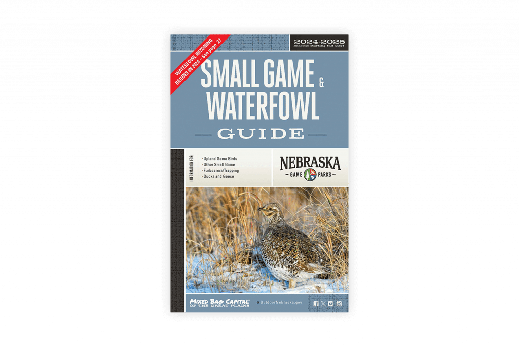 Cover of the 2024 Nebraska Small Game Guide