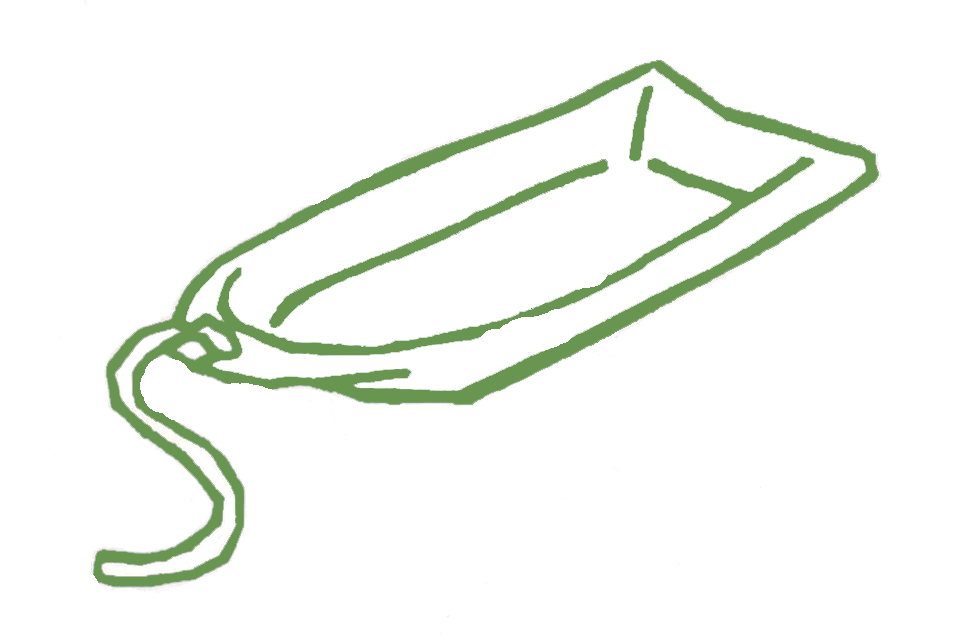 sledding icon illustration