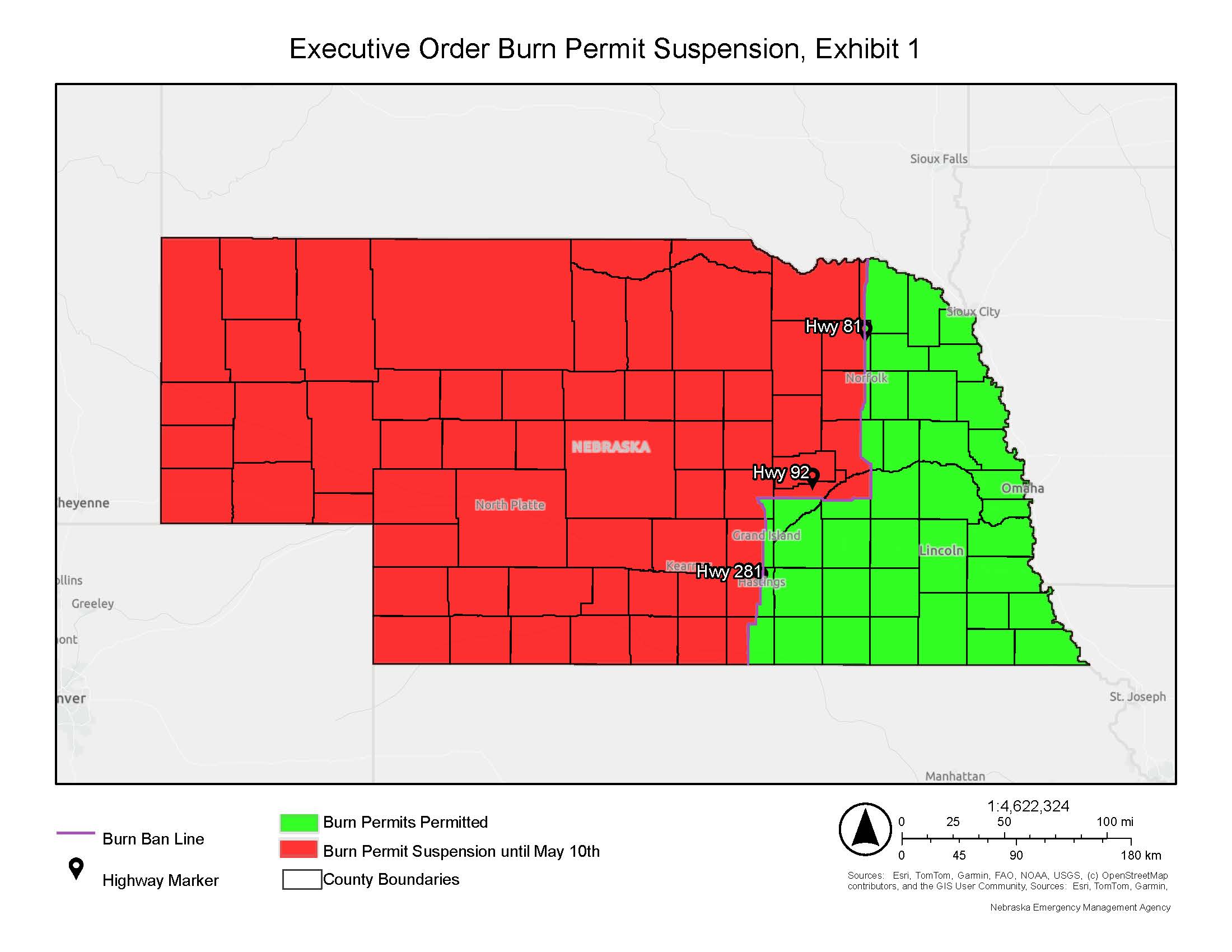 Game and Parks extends campfire bans in portions of Nebraska